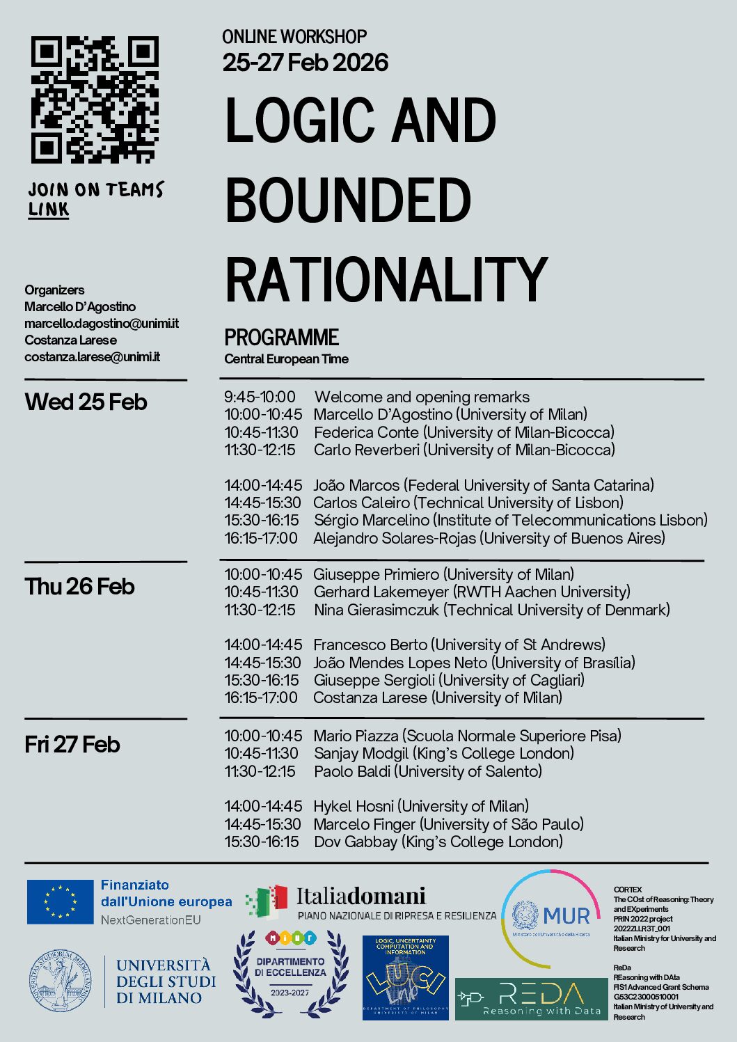 Graphic for Workshop Logic and Bounded Rationality